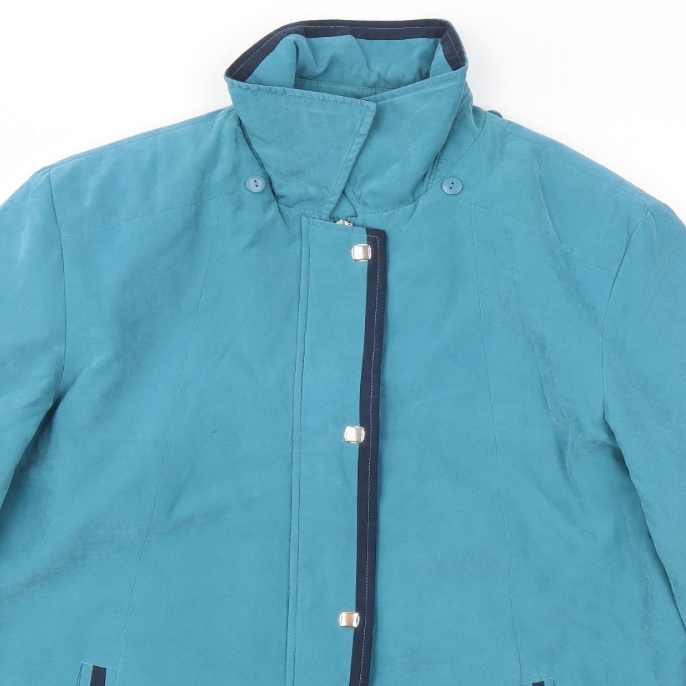 ELEGANCE Womens Blue   Jacket Coat Size 14