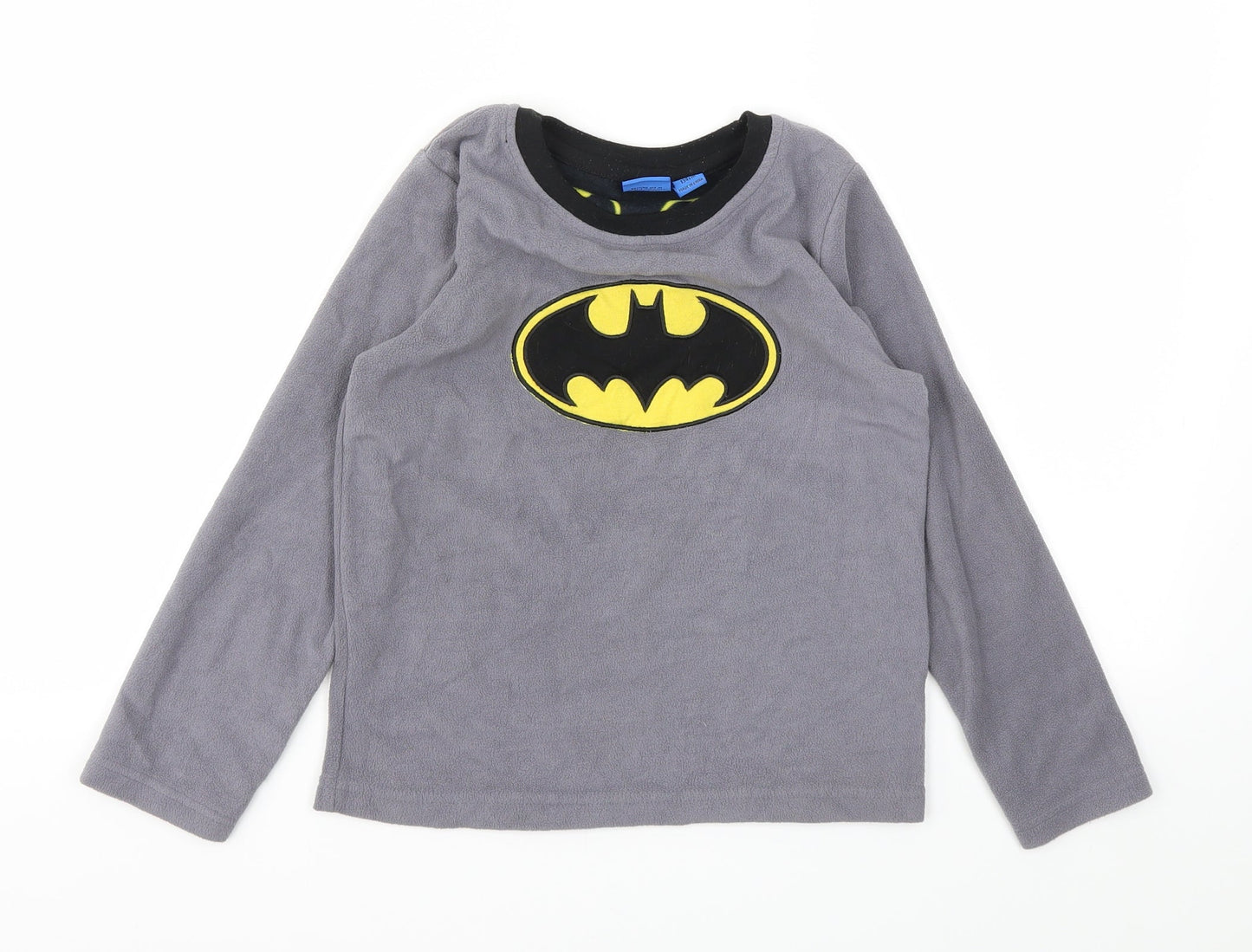 Primark Boys Grey Animal Print   Pyjama Top Size 8-9 Years