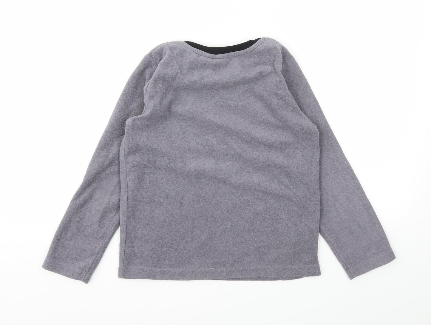 Primark Boys Grey Animal Print   Pyjama Top Size 8-9 Years