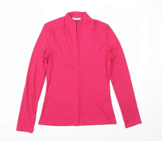 Mango Womens Pink   Basic Blouse Size M