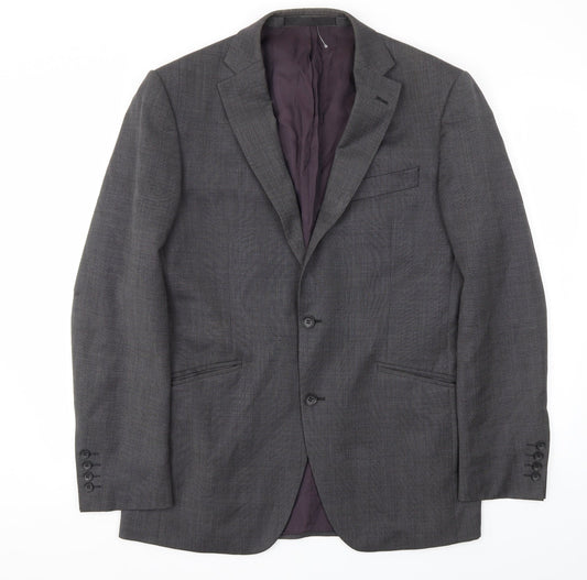 M&S Mens Grey   Jacket Blazer Size 40