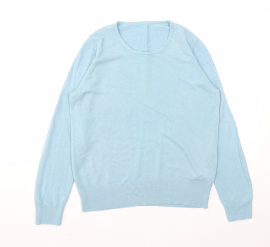 M&S Womens Blue   Pullover Jumper Size 12