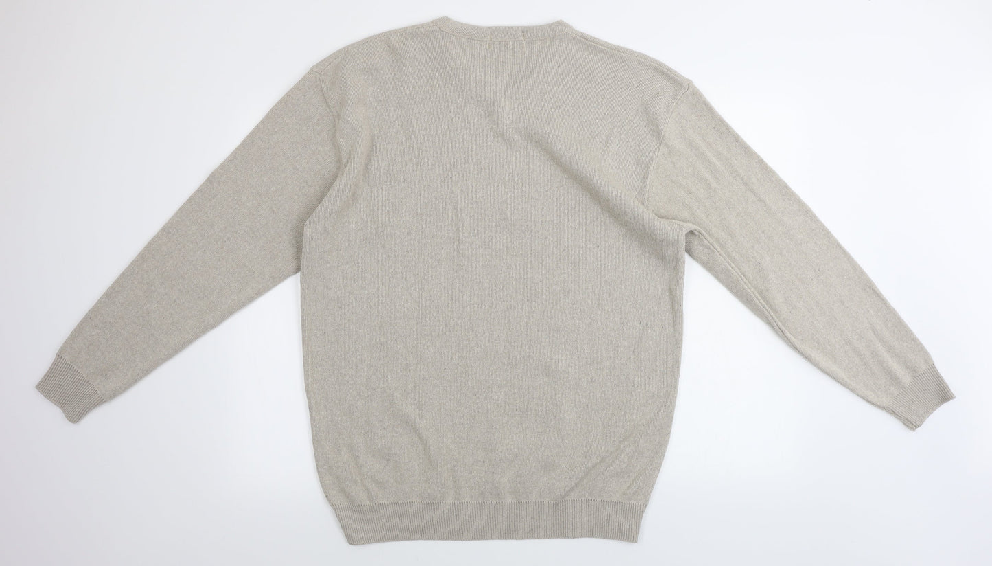 Classic Collection  Womens Beige   Pullover Jumper Size L