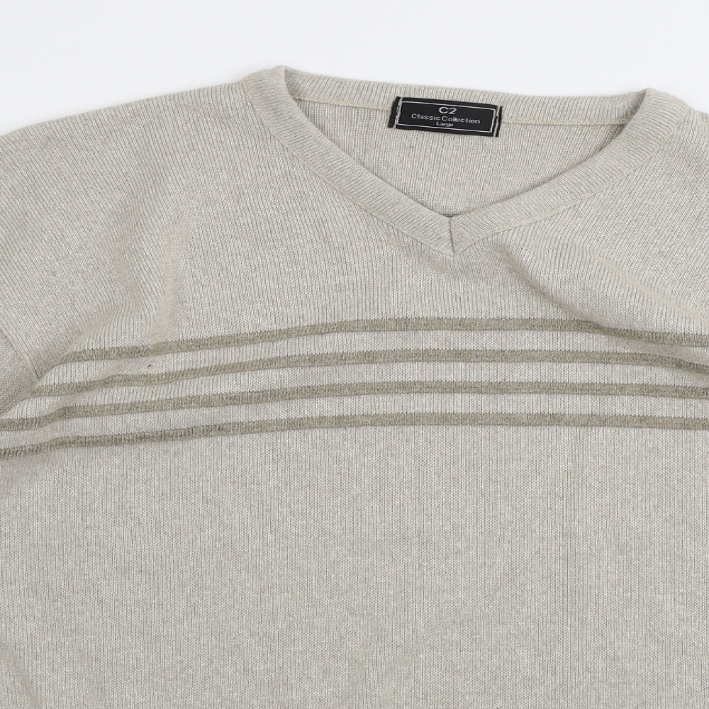 Classic Collection  Womens Beige   Pullover Jumper Size L