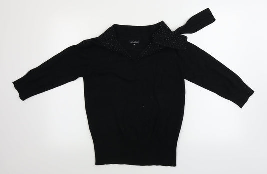 Equation  Womens Black   Pullover Jumper Size 16