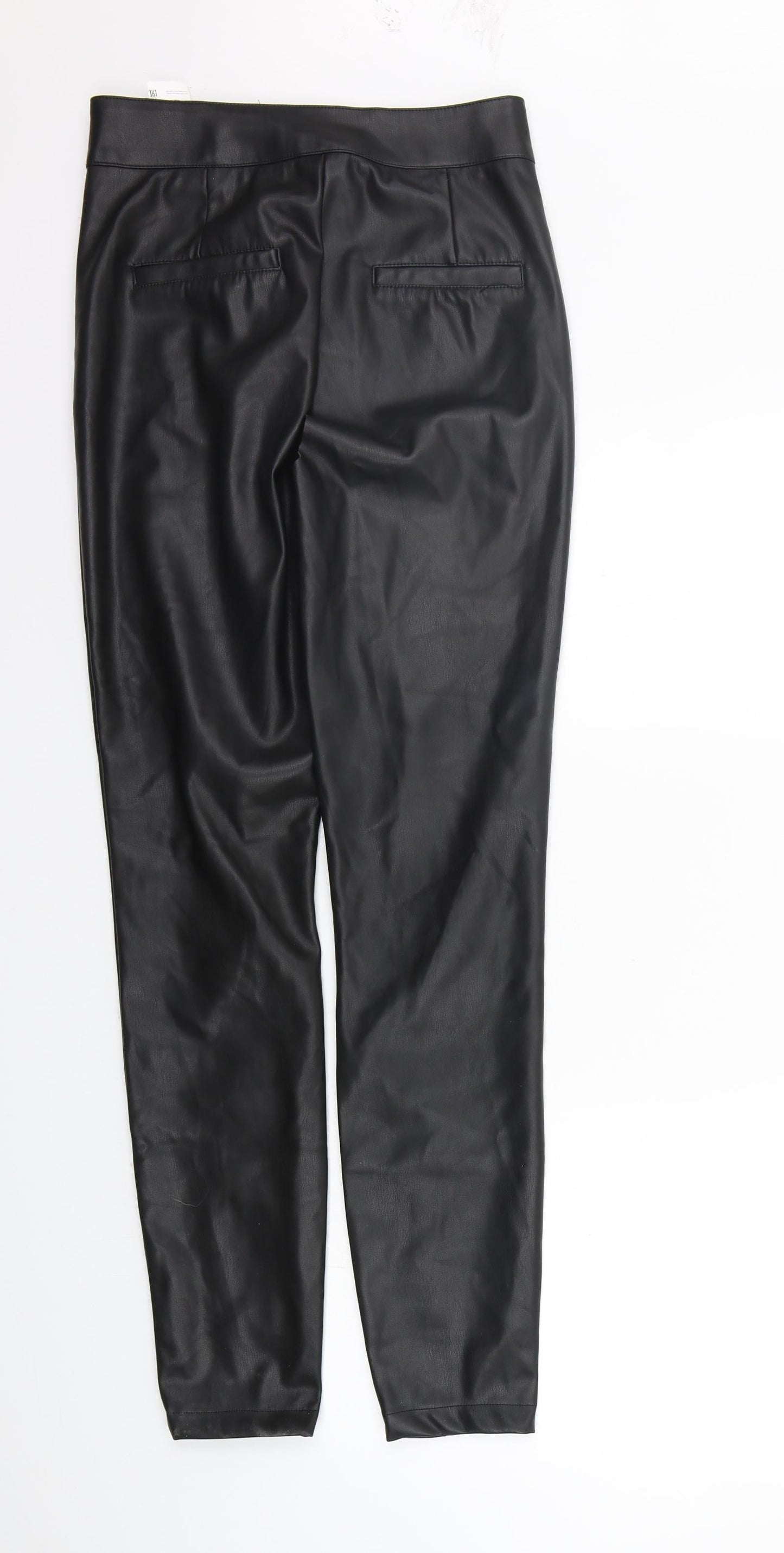 Reversed Womens Black   Jegging Trousers Size 8 L31 in