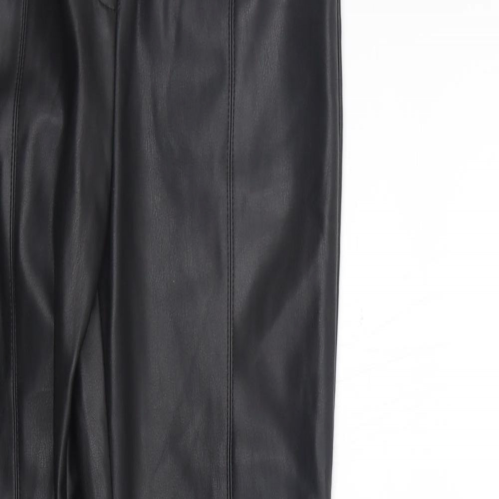 Reversed Womens Black   Jegging Trousers Size 8 L31 in
