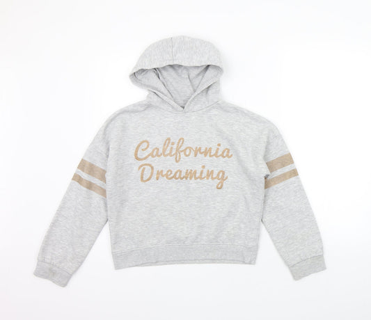 Primark Boys Grey   Pullover Hoodie Size 12-13 Years