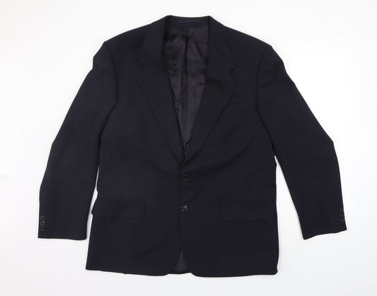Harewood Mens Blue   Jacket Suit Jacket Size S
