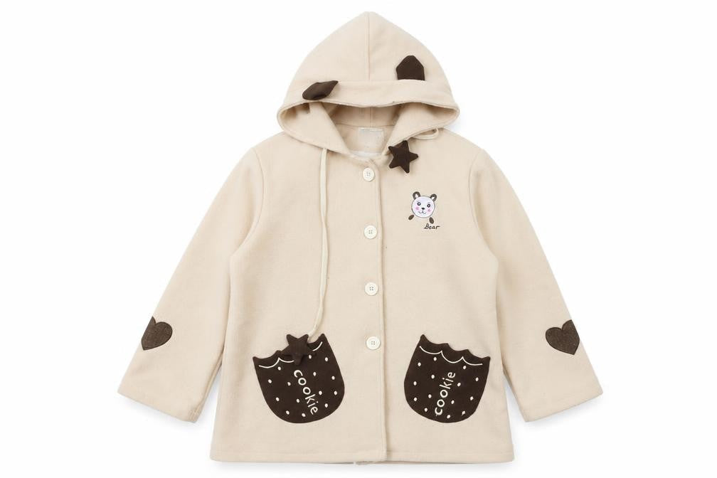 v-beom Womens Beige   Jacket Coat Size M