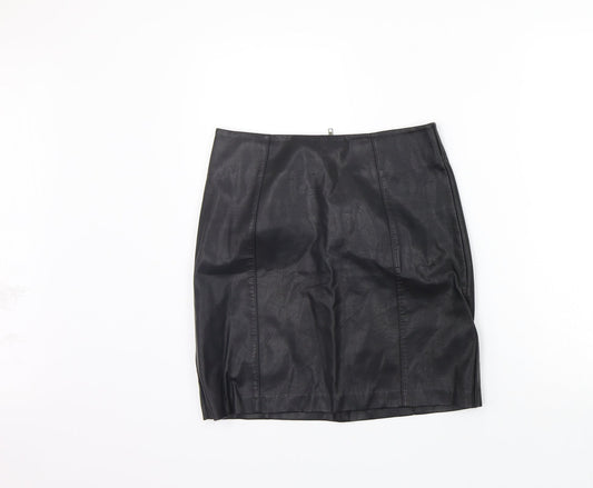 New Look Womens Black   A-Line Skirt Size 8