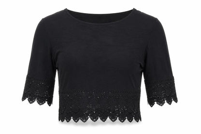 Boohoo Womens Black   Basic T-Shirt Size 10