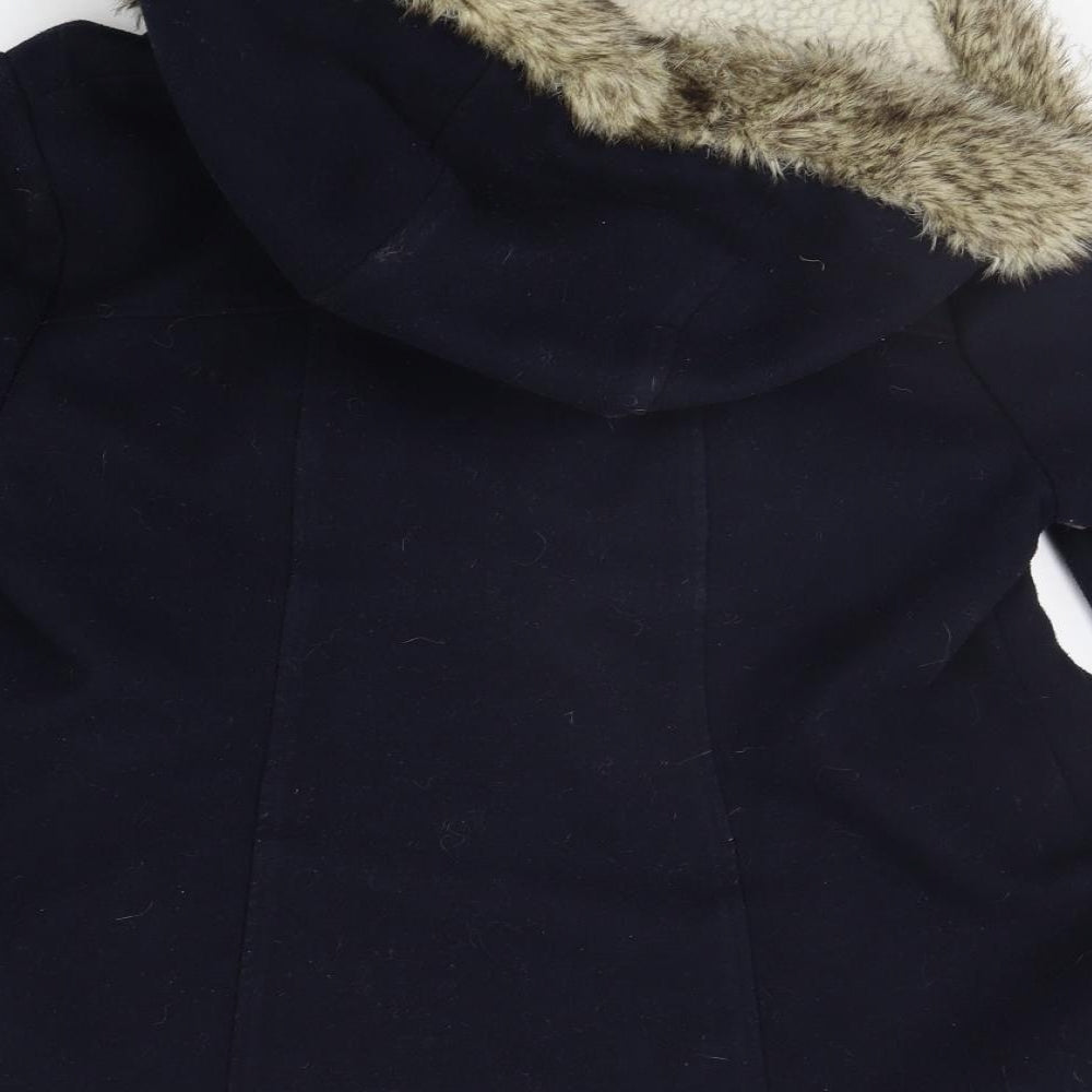 Debenhams Womens Blue   Jacket Coat Size 14  - Needs clean