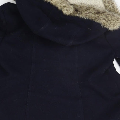 Debenhams Womens Blue   Jacket Coat Size 14  - Needs clean