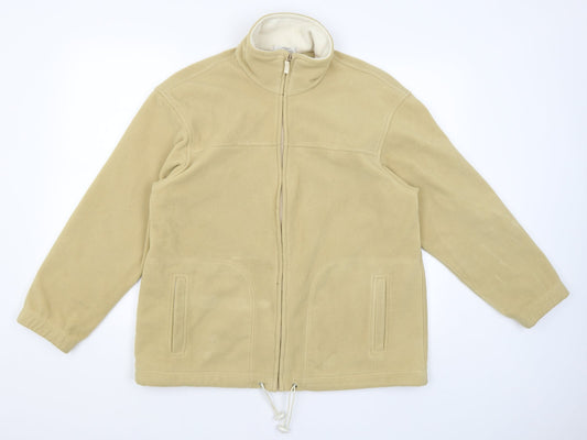St Michael Womens Yellow   Full Zip Jumper Size 14