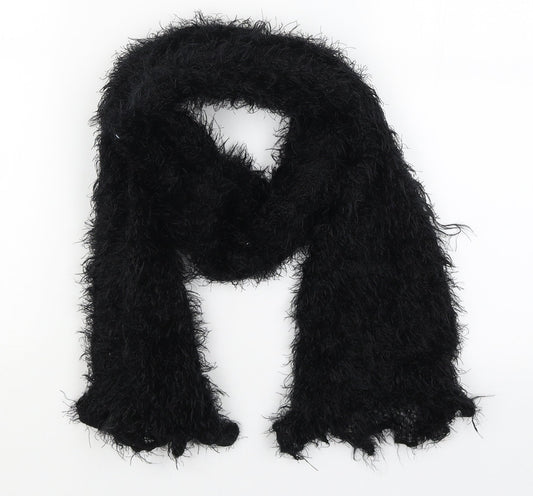 Preworn Womens Black    Scarf