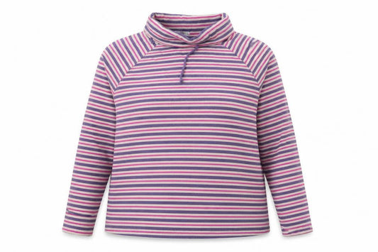 M&Co Womens Pink Striped  Pullover Jumper Size 16