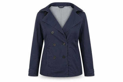 H&M Womens Blue   Overcoat Coat Size 8