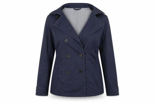 H&M Womens Blue   Overcoat Coat Size 8