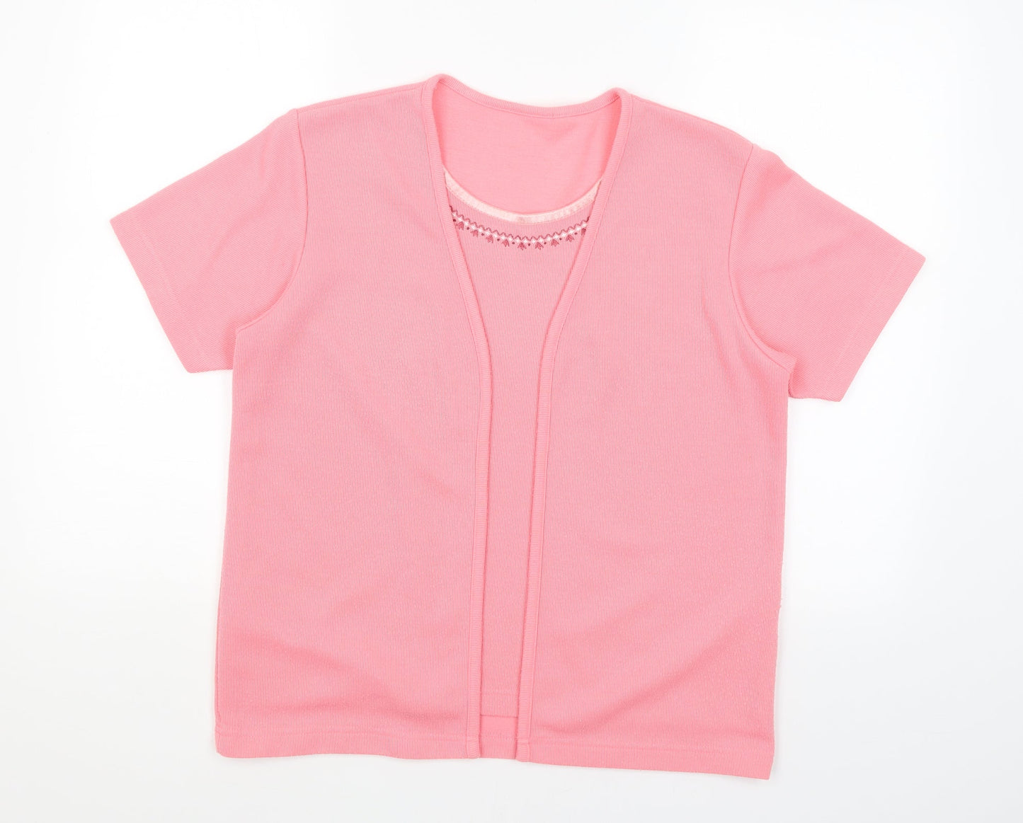 Preworn Womens Pink   Basic T-Shirt Size S