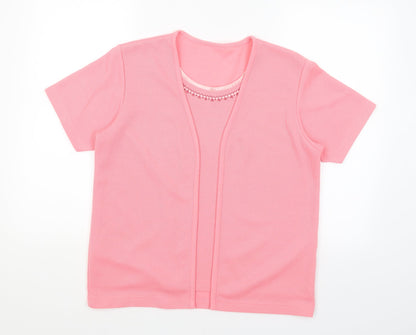 Preworn Womens Pink   Basic T-Shirt Size S