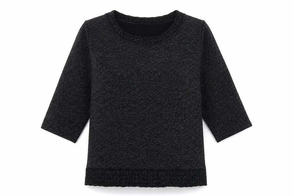 BM Womens Black   Basic T-Shirt Size S