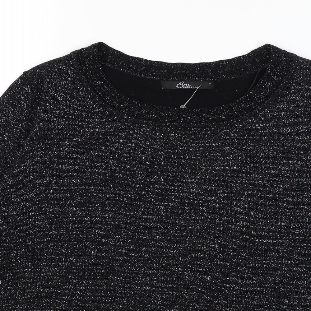 BM Womens Black   Basic T-Shirt Size S