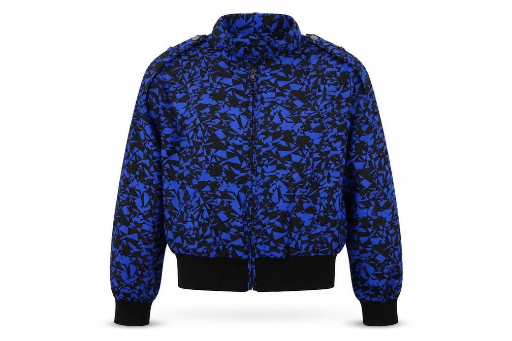 Nancy K Girls Blue Geometric  Jacket  Size 12-13 Years
