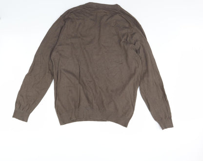 Marks & Spencer Mens Brown   Pullover Jumper Size L