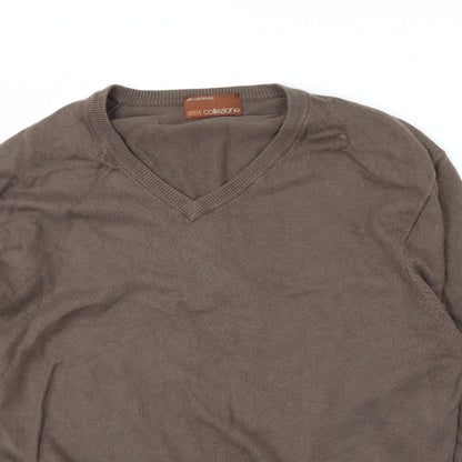 Marks & Spencer Mens Brown   Pullover Jumper Size L