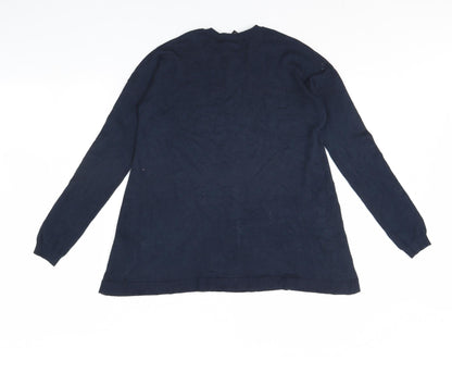 Back view of Atmosphere women’s blue jumper, size UK 10