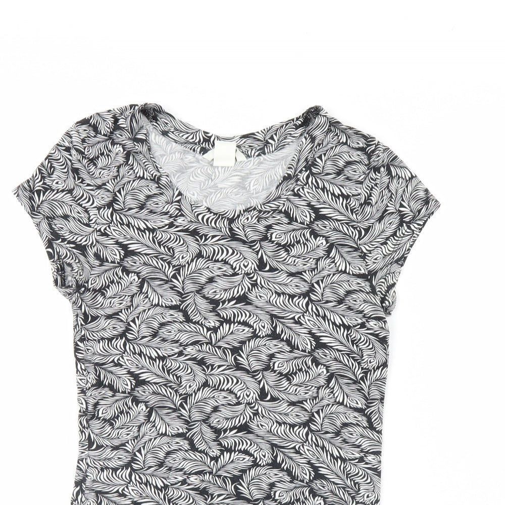 H&M Womens Black Fair Isle  Basic Tank Size XS