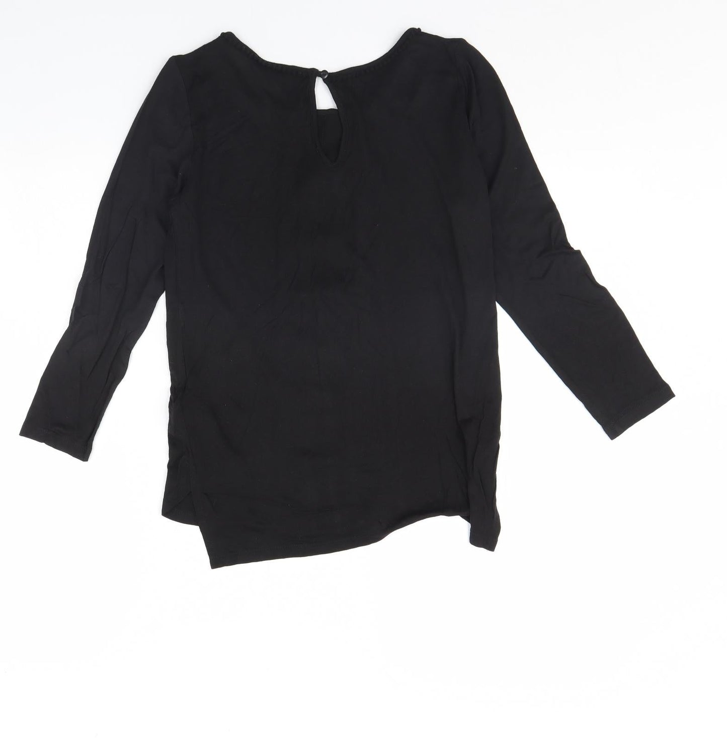 H&M Womens Black   Basic Blouse Size XS