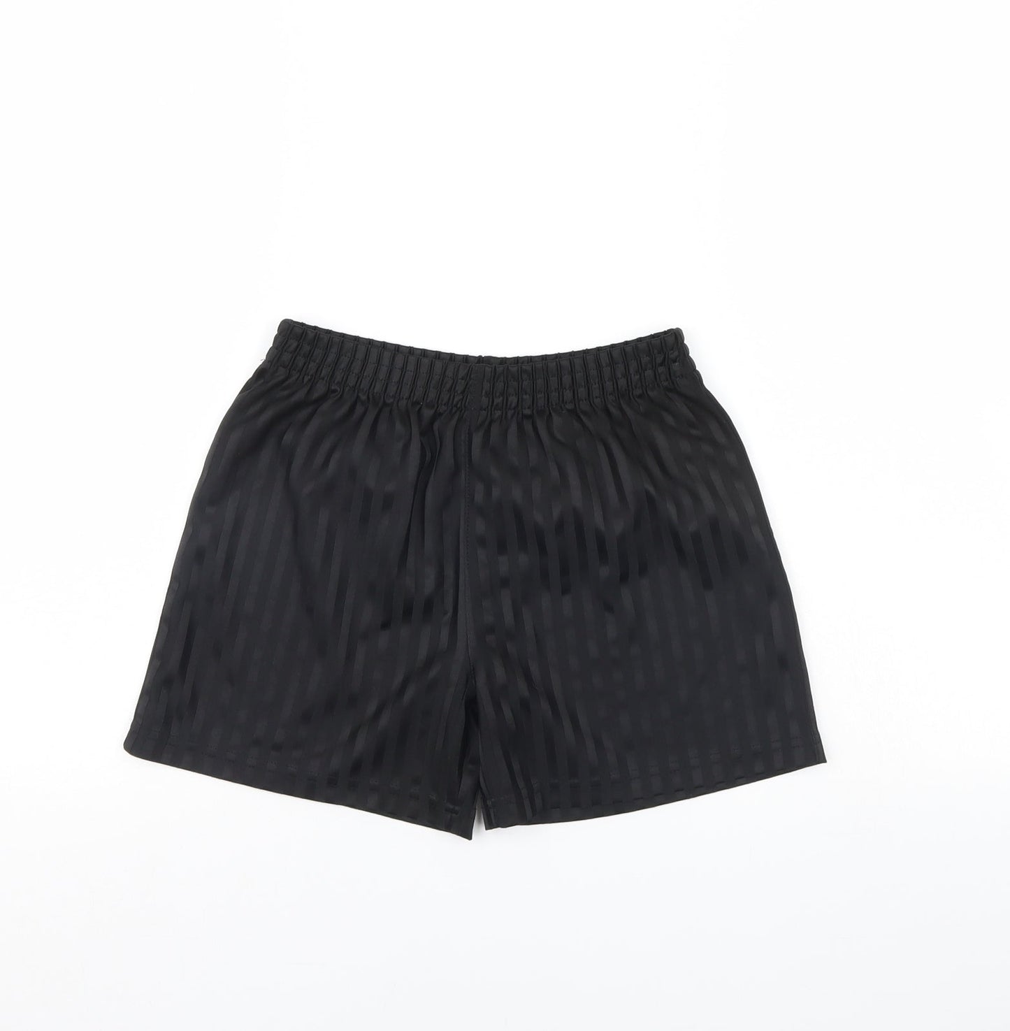 George Boys Black Striped  Sweat Shorts Size 8 Years