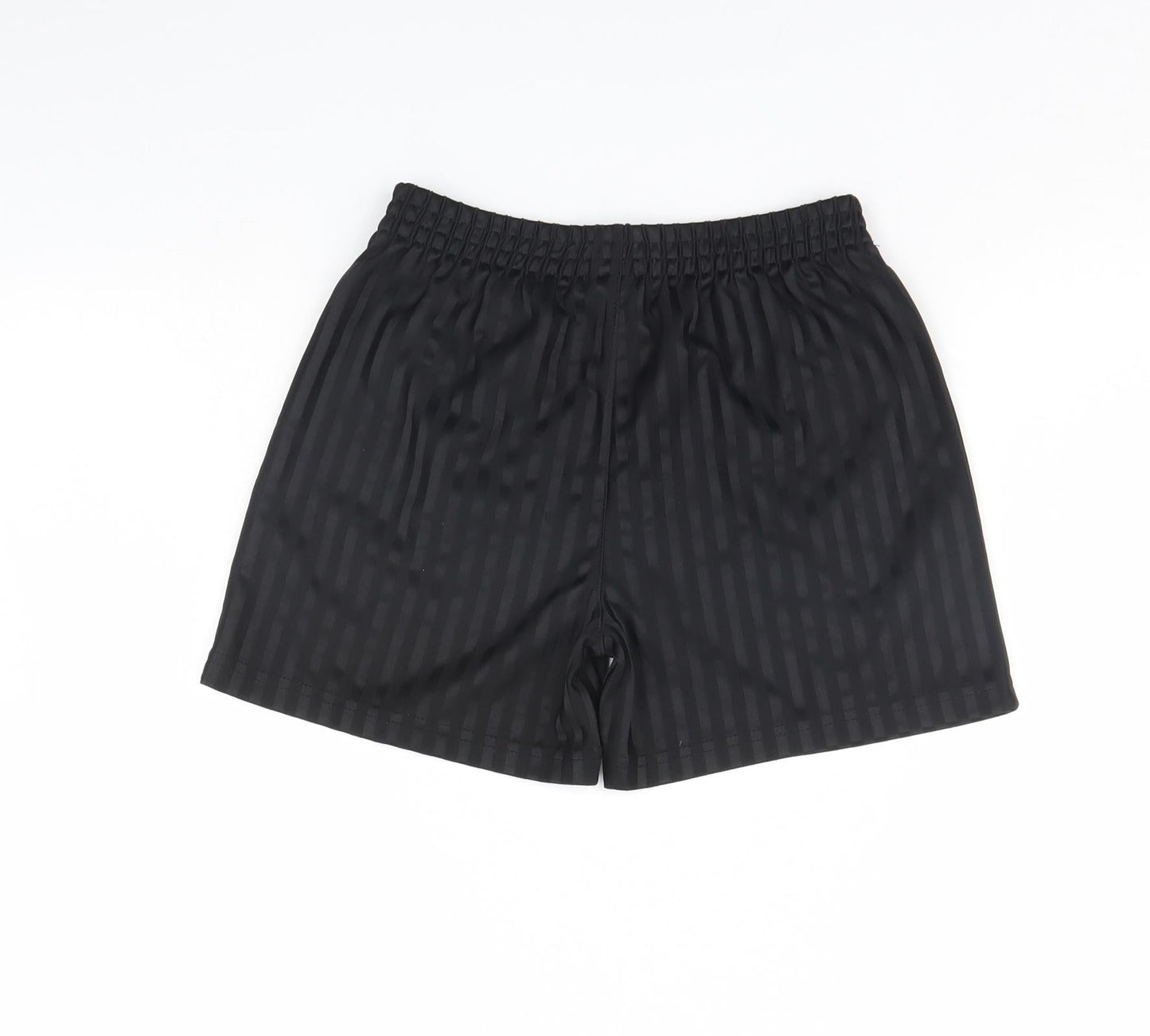 George Boys Black Striped  Sweat Shorts Size 8 Years