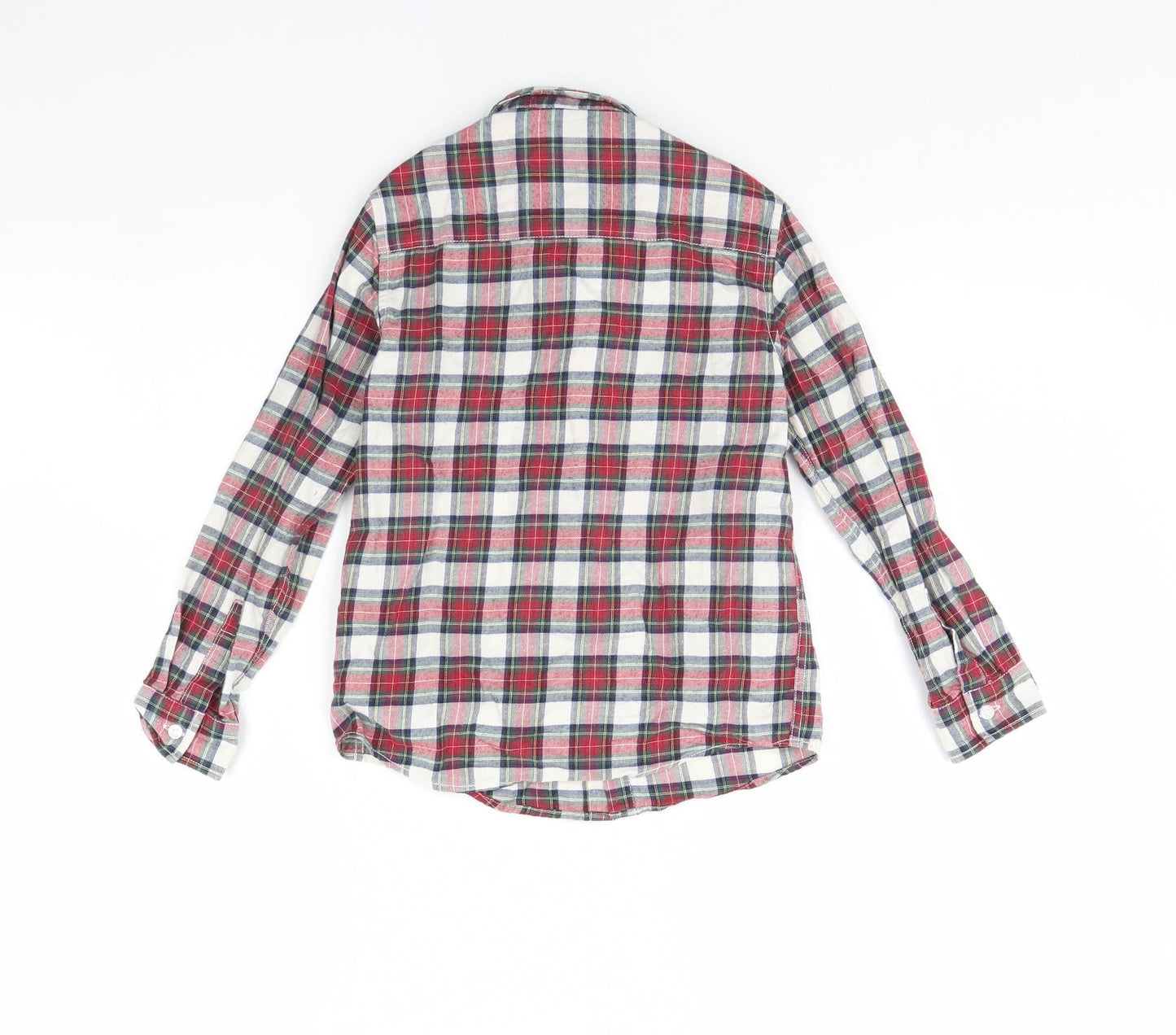 NEXT Boys Red Check  Basic Button-Up Size 5 Years