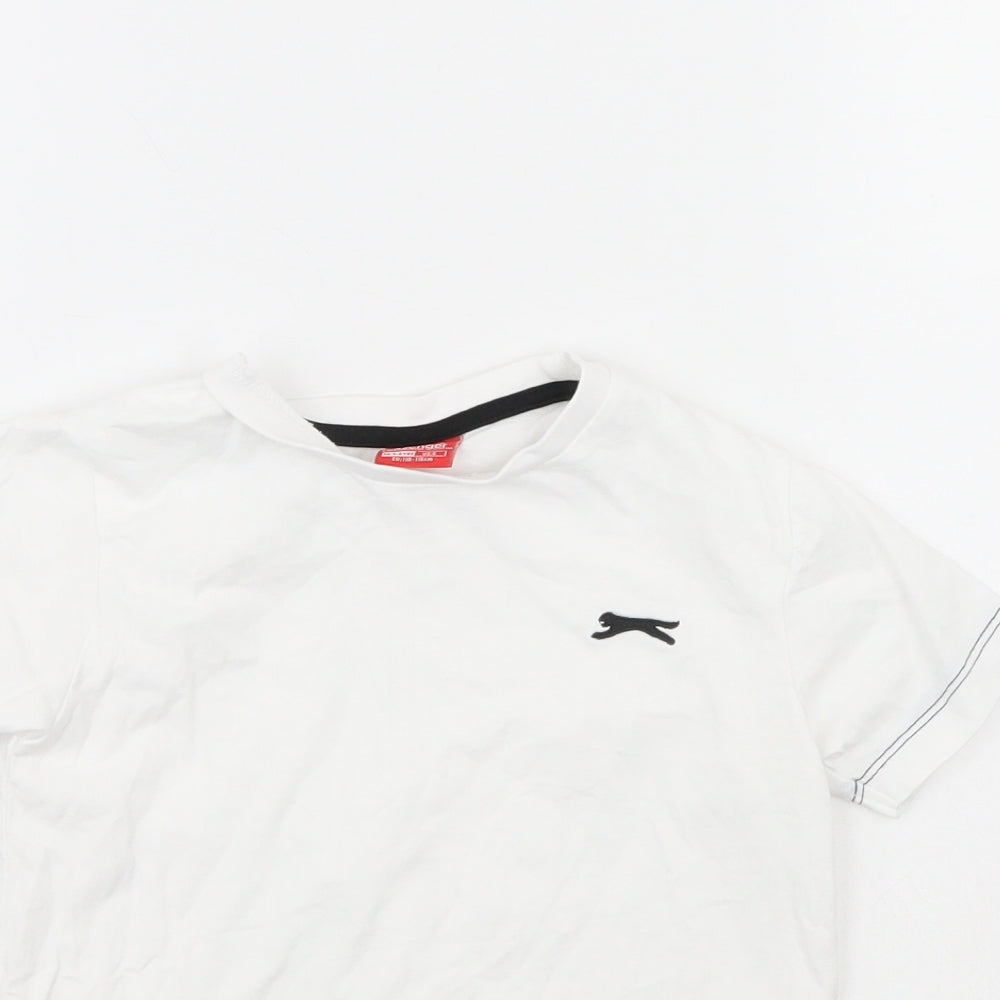 Slazenger Boys White   Basic T-Shirt Size 5 Years