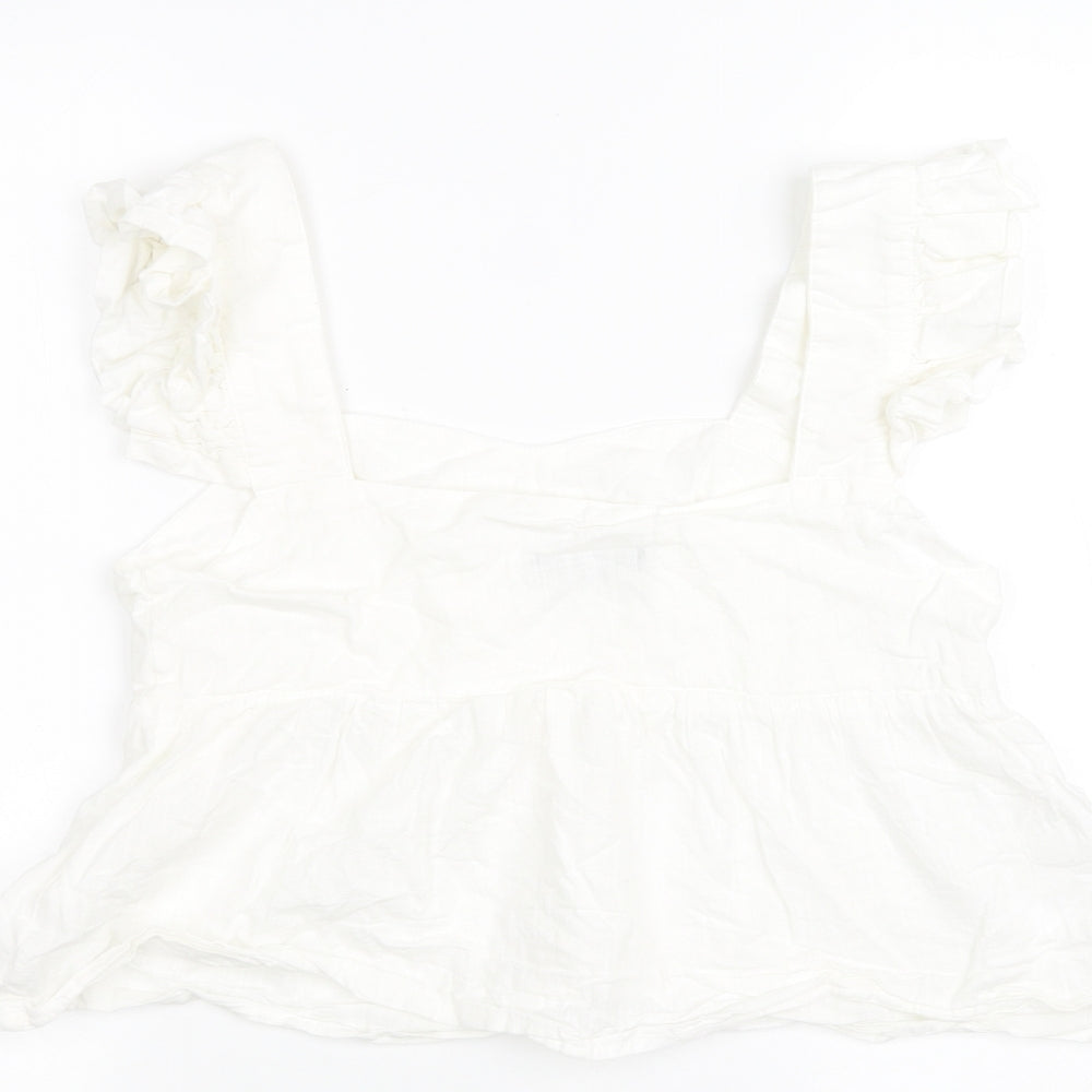 SheIn Womens White   Cropped Tank Size S