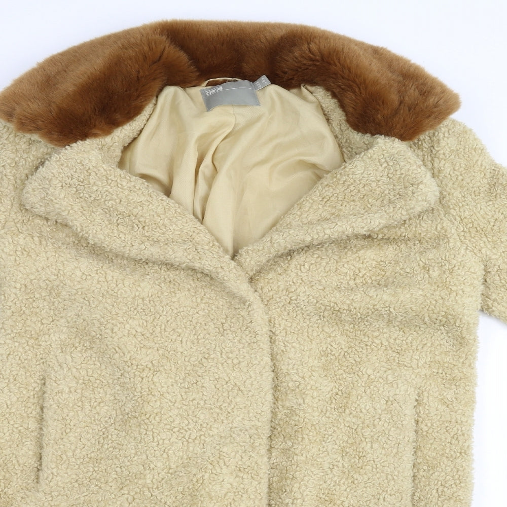 ASOS Womens Brown   Jacket Coat Size 8
