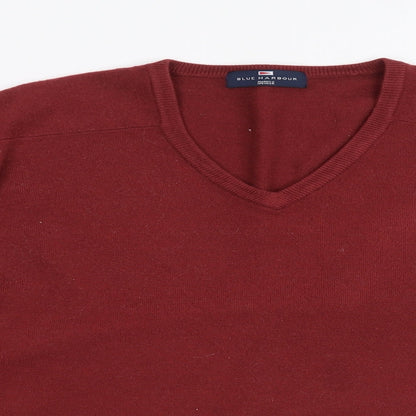 Mark Shale Mens Red  Knit Pullover Sweatshirt Size 2XL