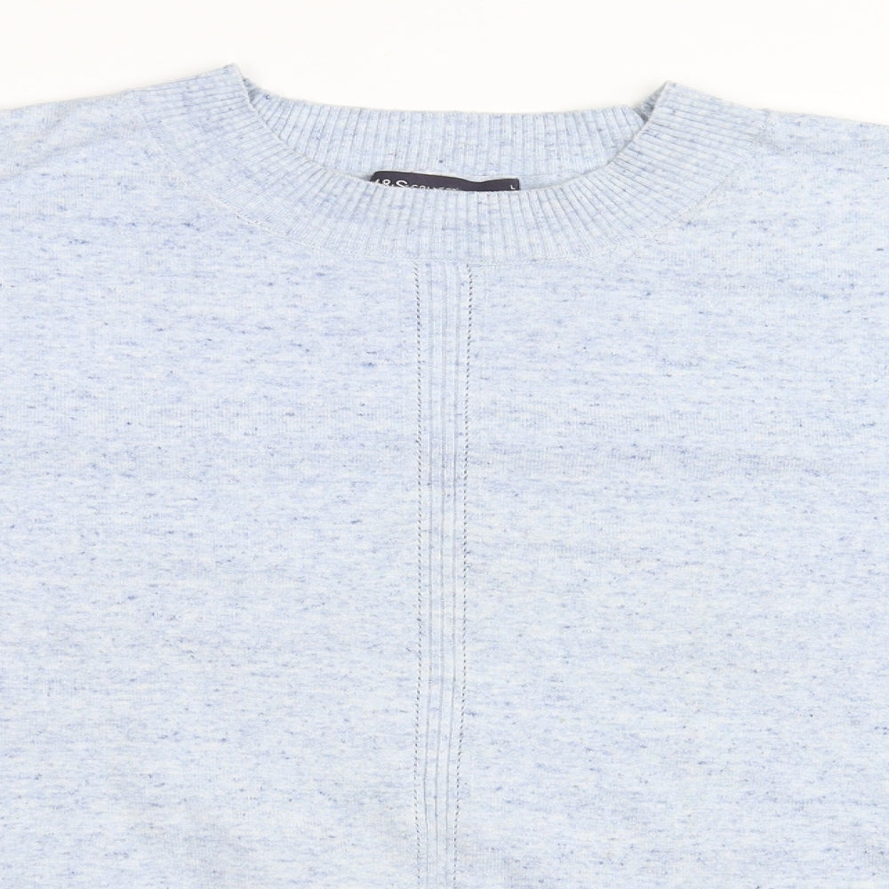 Marks and Spencer Womens Blue   Pullover Sweatshirt Size L
