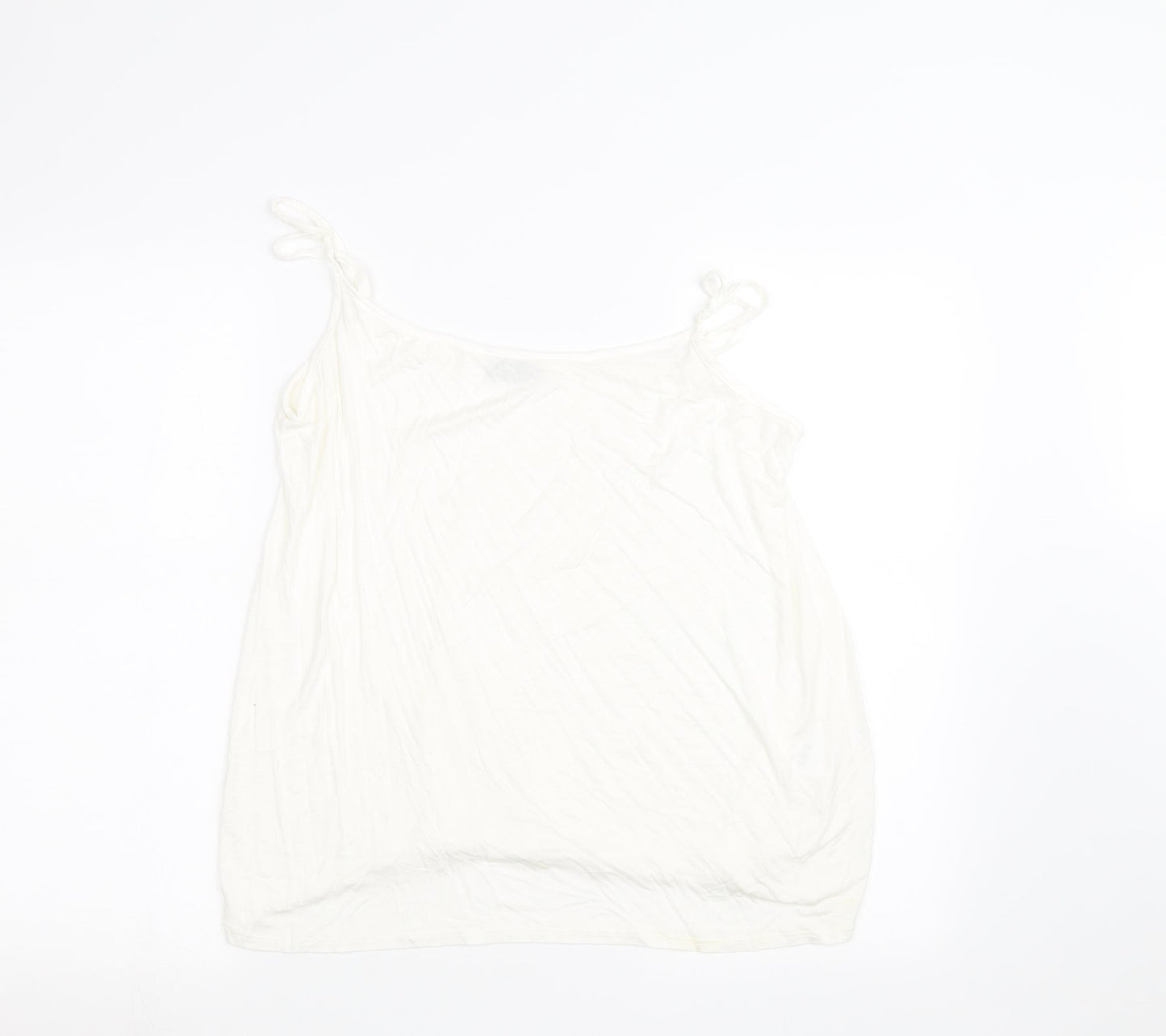 CMD Womens White   Basic Tank Size 16