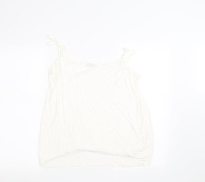CMD Womens White   Basic Tank Size 16