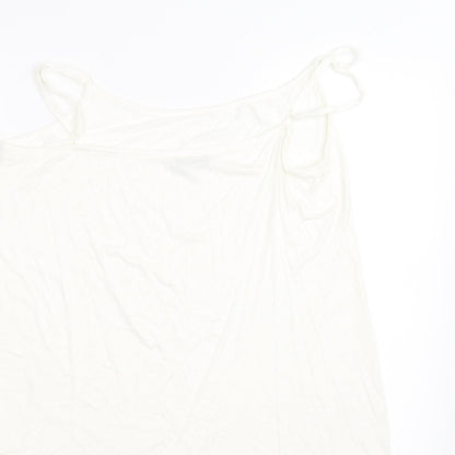 CMD Womens White   Basic Tank Size 16