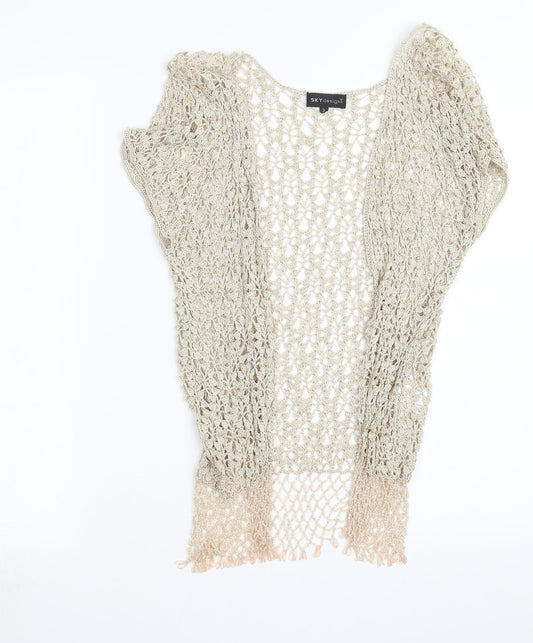 Sky designs Womens Beige   Cardigan Jumper Size XS