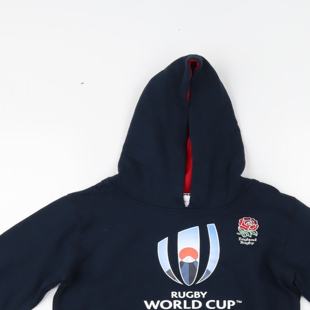 RWC  Boys Blue   Pullover Hoodie Size 9-10 Years