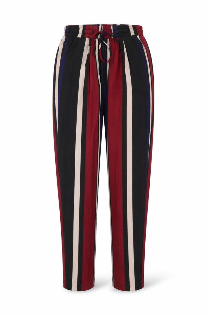PRETTYLITTLETHING Womens Multicoloured Striped  Trousers  Size 6 L23.5 in