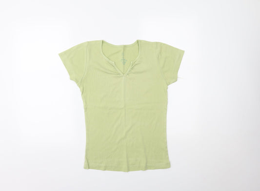 TU Womens Green    Polo Size 10