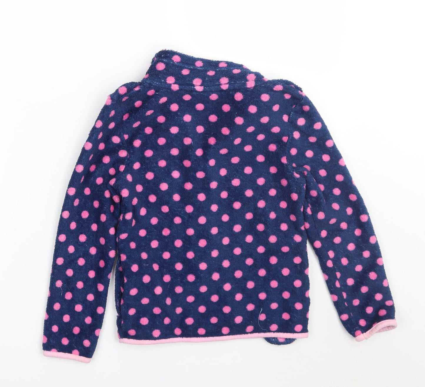 Disney Girls Blue Polka Dot  Jacket Coatigan Size 8 Years