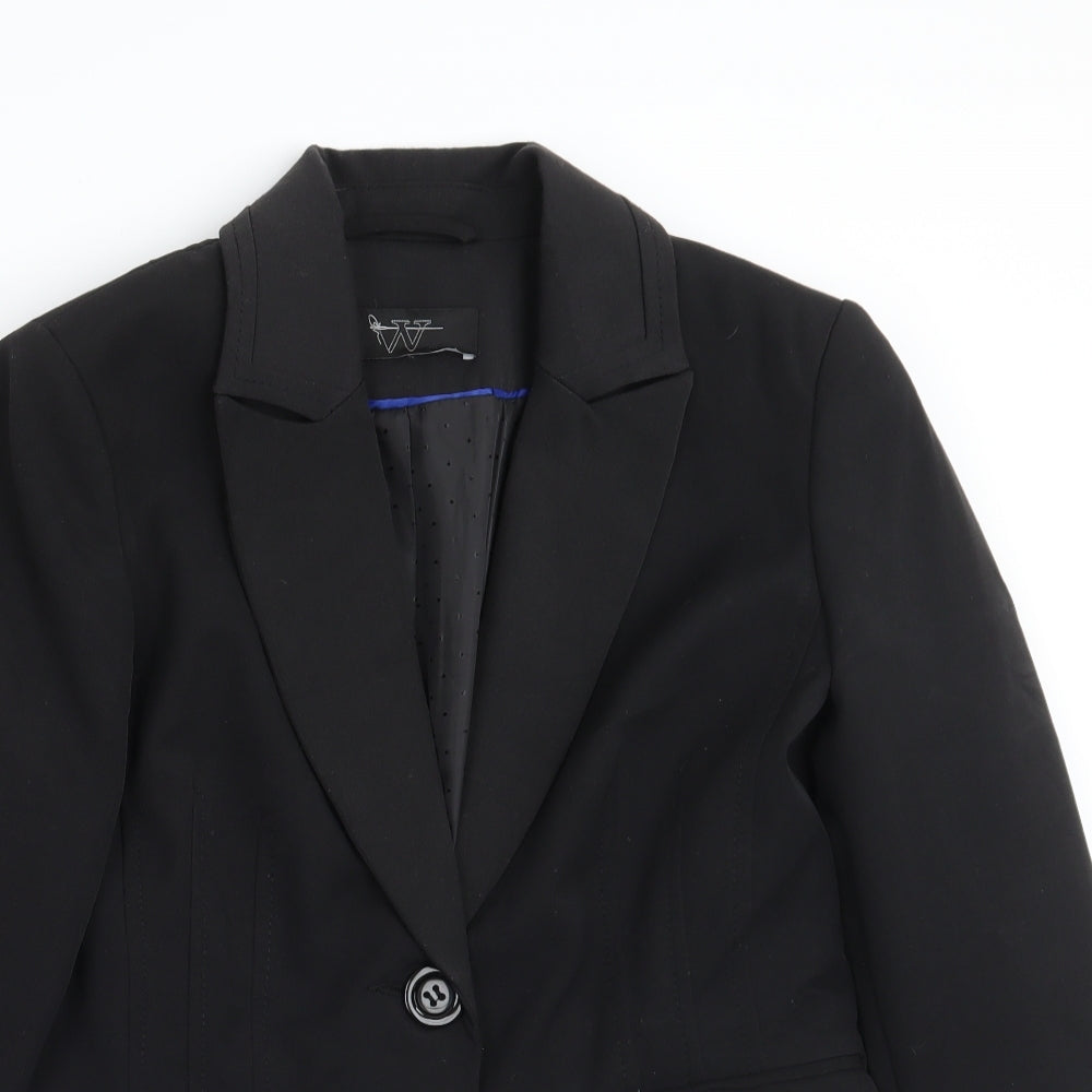BHS Womens Black   Jacket Coat Size 10